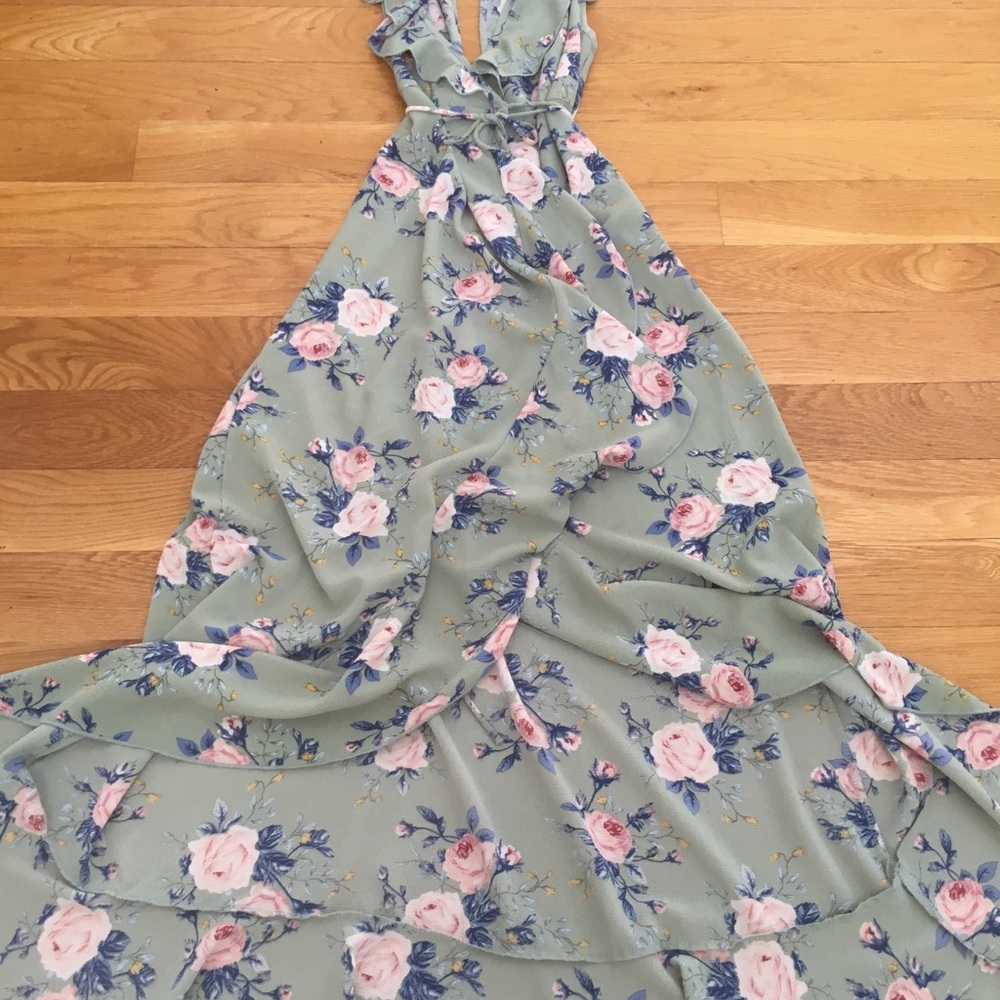 Floral Wrap Dress